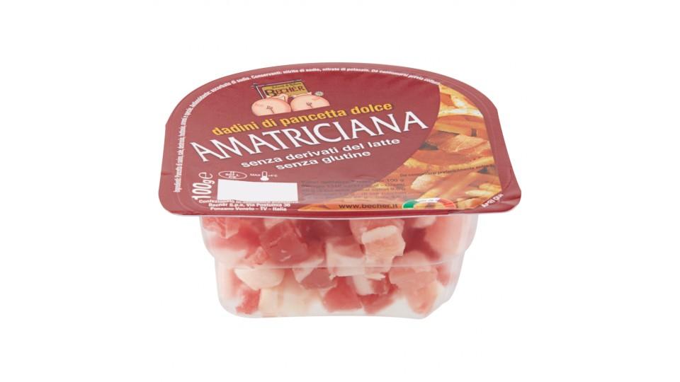 Bechèr dadini di pancetta dolce Amatriciana