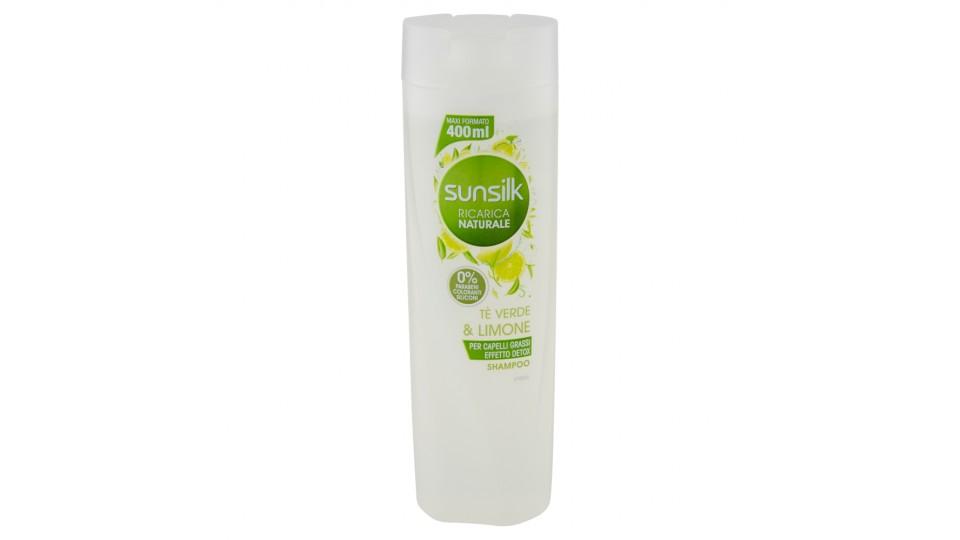 sunsilk Ricarica Naturale Shampoo Tè Verde & Limone	400 mL