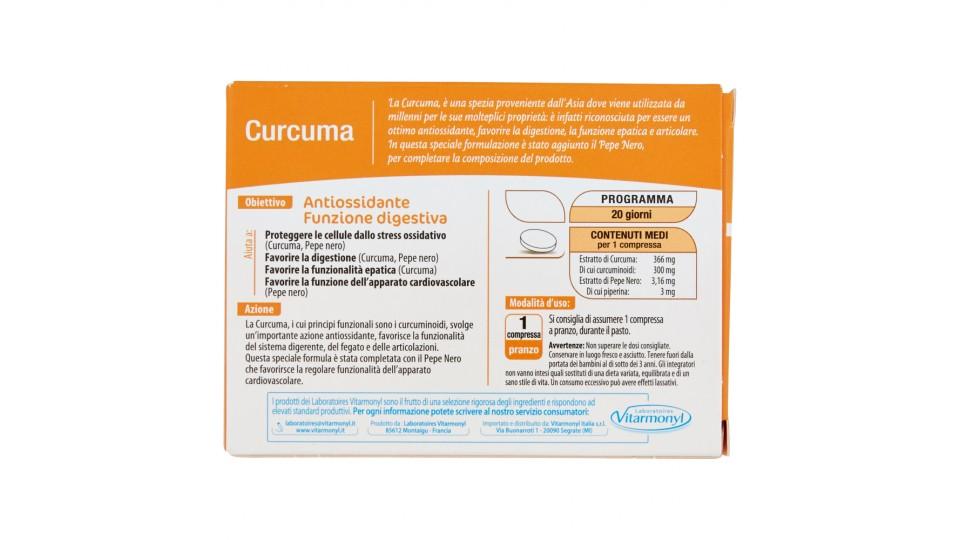 Laboratoires Vitarmonyl Curcuma Antiossidante Funzione digestiva 20 compresse