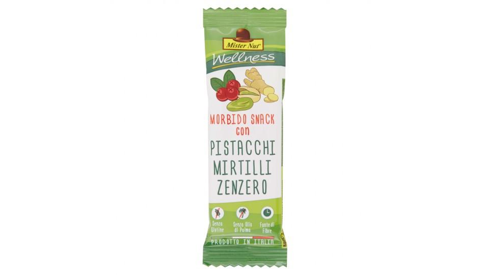 Mister Nut Wellness Morbido Snack con Pistacchi Mirtilli Zenzero