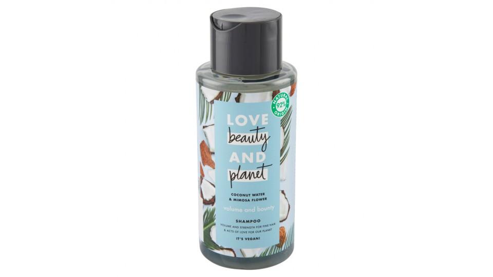 Love beauty & planet volume and bounty Shampoo