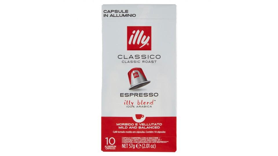 illy Classico Espresso 10 Capsule Compatibili con le Macchine Nespresso*