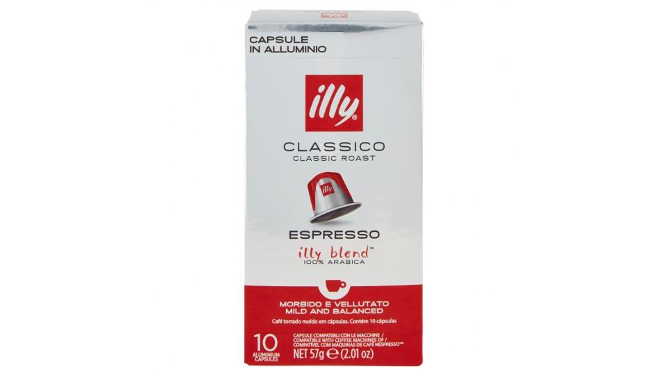 illy Classico Espresso 10 Capsule Compatibili con le Macchine Nespresso*