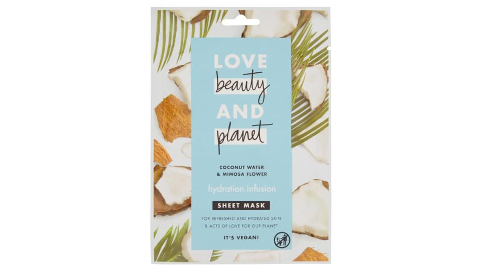 Love beauty and planet hydration infusion Sheet Mask