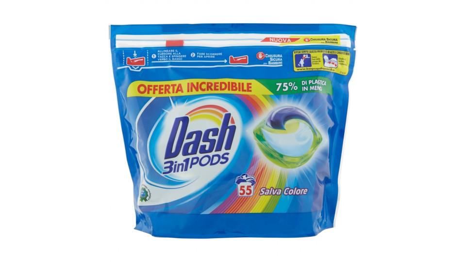 Dash PODS 3in1 Detersivo Lavatrice in Monodosi Salva Colore