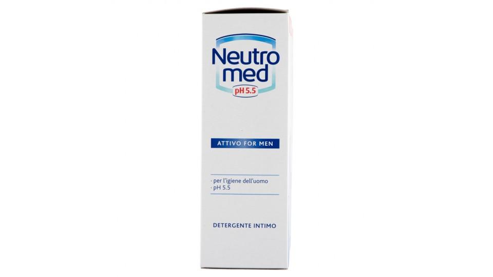 Neutromed pH 5.5 Detergente Intimo con Complesso Micellare Attivo for Men