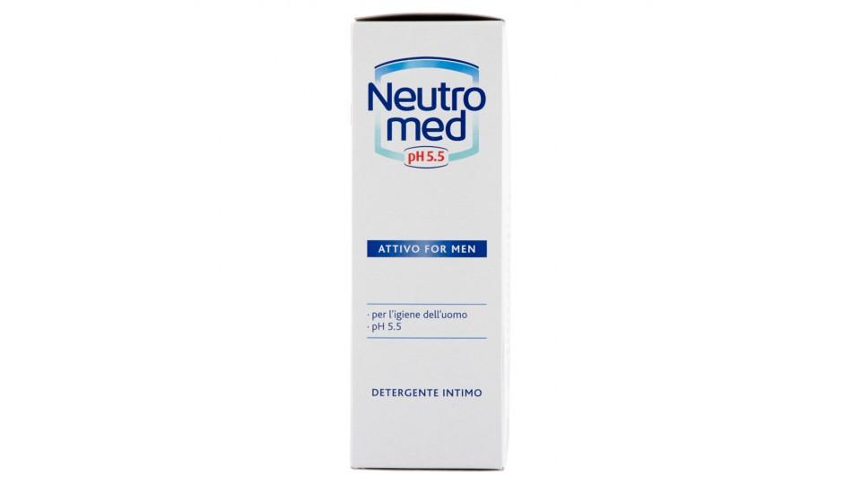 Neutromed pH 5.5 Detergente Intimo con Complesso Micellare Attivo for Men