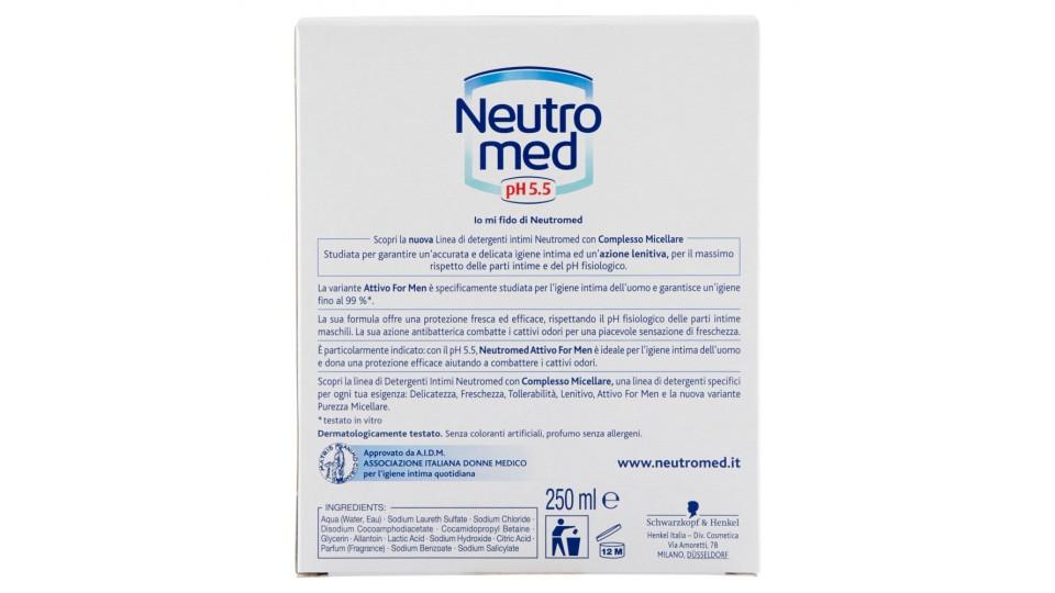 Neutromed pH 5.5 Detergente Intimo con Complesso Micellare Attivo for Men