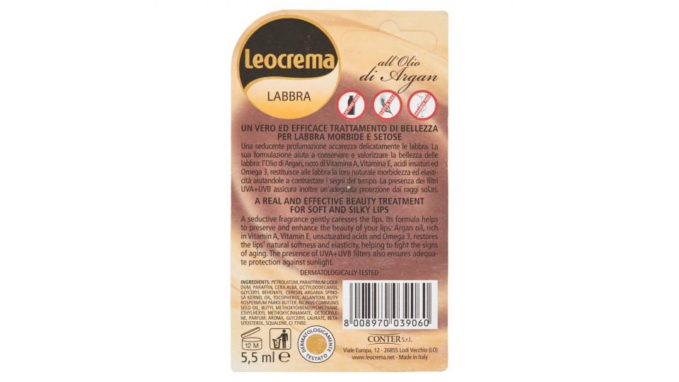 Leocrema Labbra Lipstick all'Olio di Argan