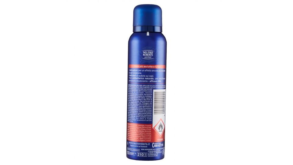 Neutro Roberts uomo asciutto zero%alcol essenza legnosa Deo Spray