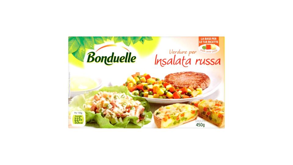 Bonduelle, verdure per insalata russa surgelata