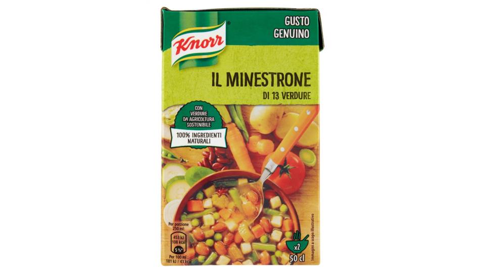 Knorr, Gusto Genuino il Minestrone di 13 verdure