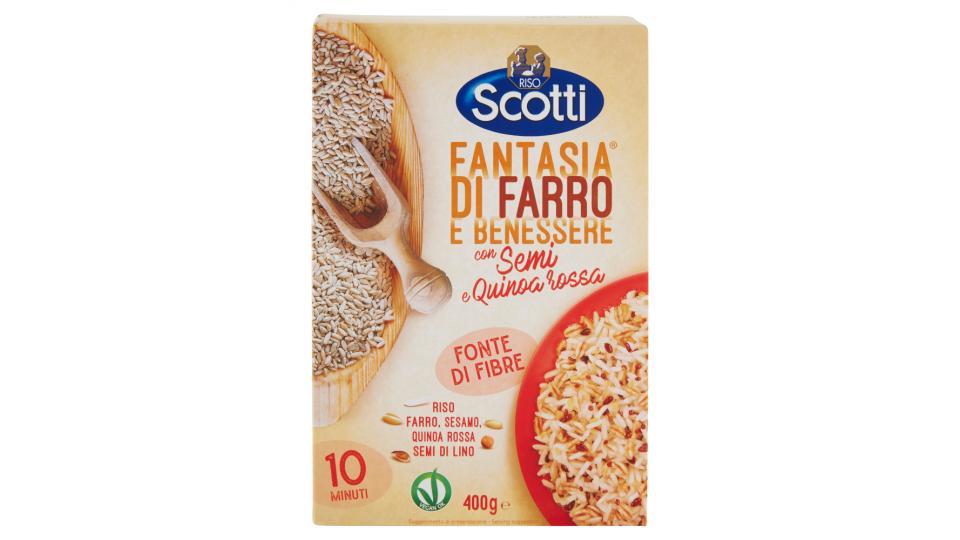 Riso Scotti, Fantasia Riso Farro e Benessere con semi e quinoa rossa