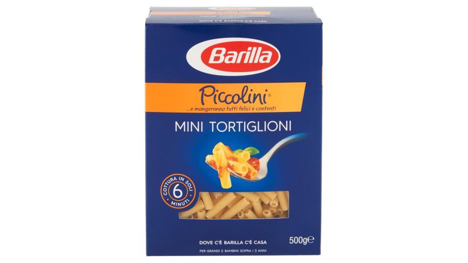 Barilla - Piccolini, Mini Tortiglioni, Pasta di Semola di Grano Duro