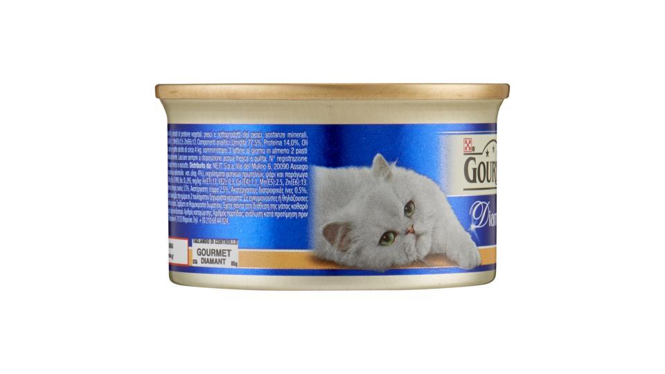 Purina, gatto Gourmet Diamant gatto Sfilaccetti con tacchino saporito lattina