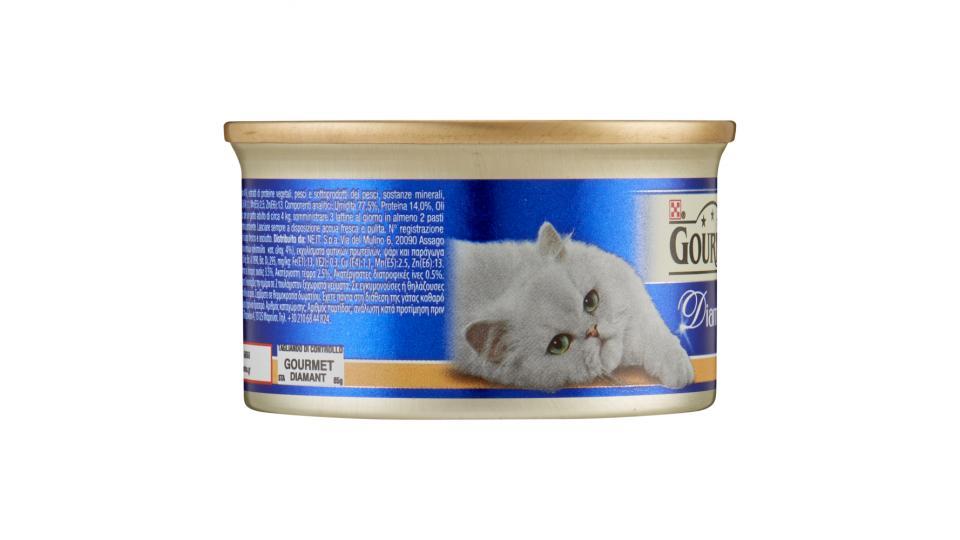 Purina, gatto Gourmet Diamant gatto Sfilaccetti con tacchino saporito lattina