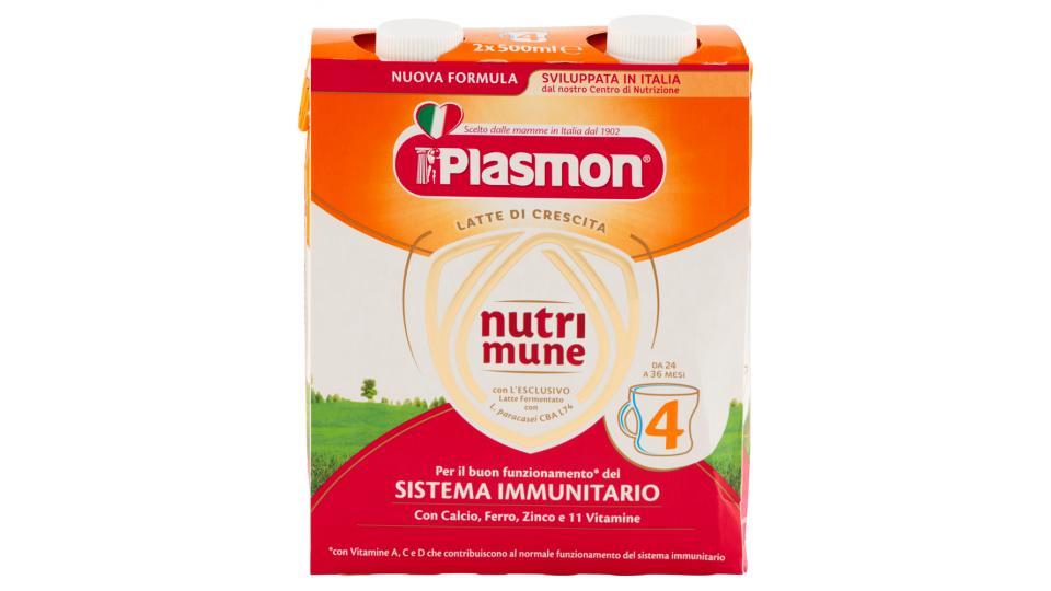 Plasmon, Nutrimune 4 Latte di Crescita