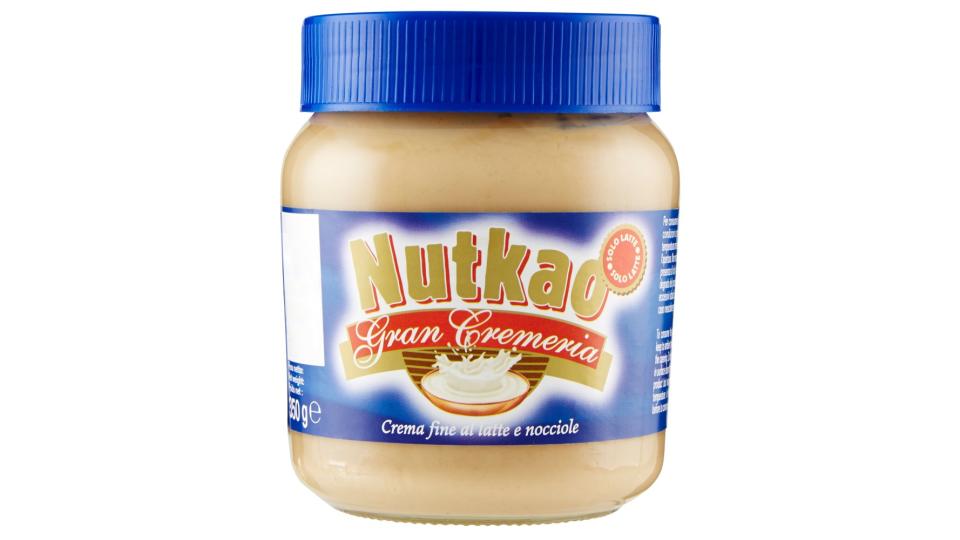 Nutkao - Gran Cremeria, Crema Fine al Latte e Nocciole 