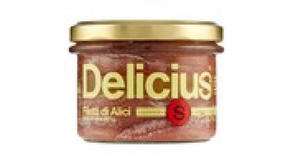 Delicius, Superior filetti di alici in olio di oliva (48%)