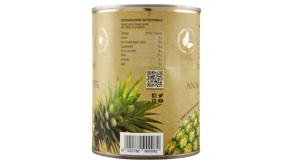 Fattoria dei Sapori Ananas a Fette al Naturale