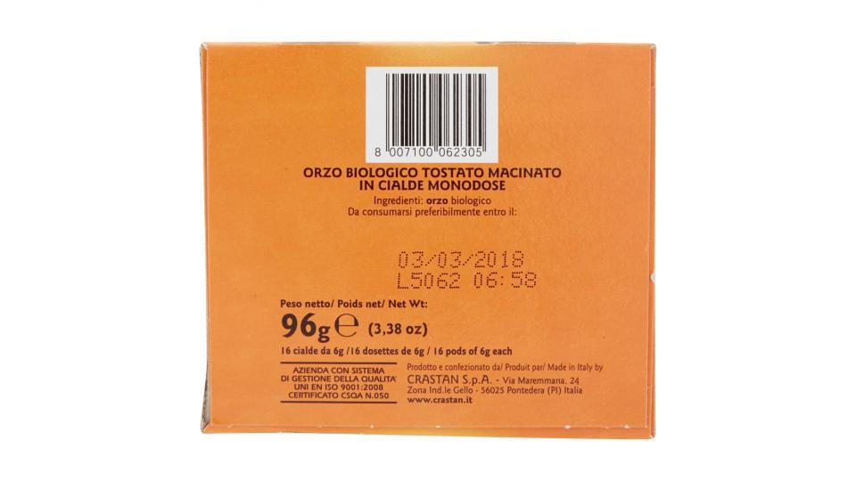 Crastan Orzo biologico tostato macinato 16 cialde