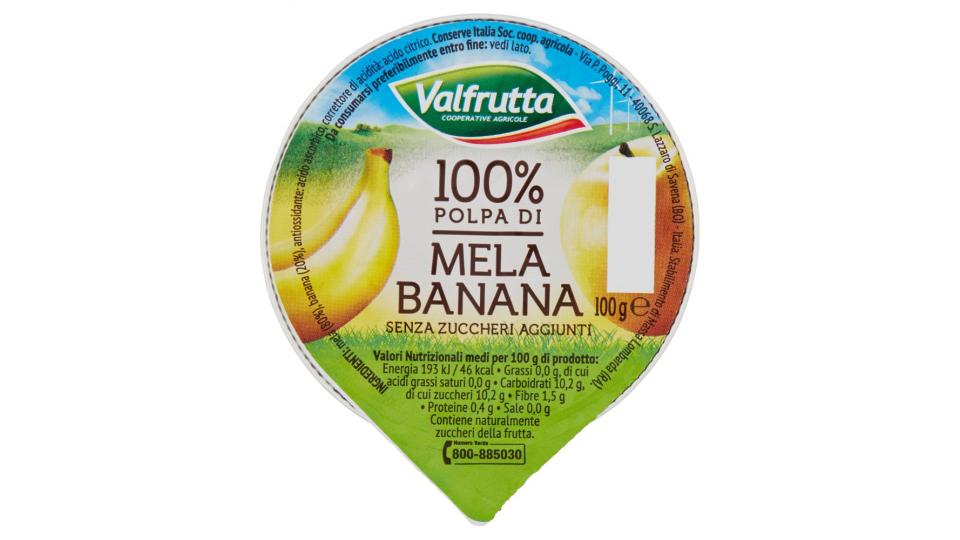 Valfrutta 100% Polpa di Mela Banana
