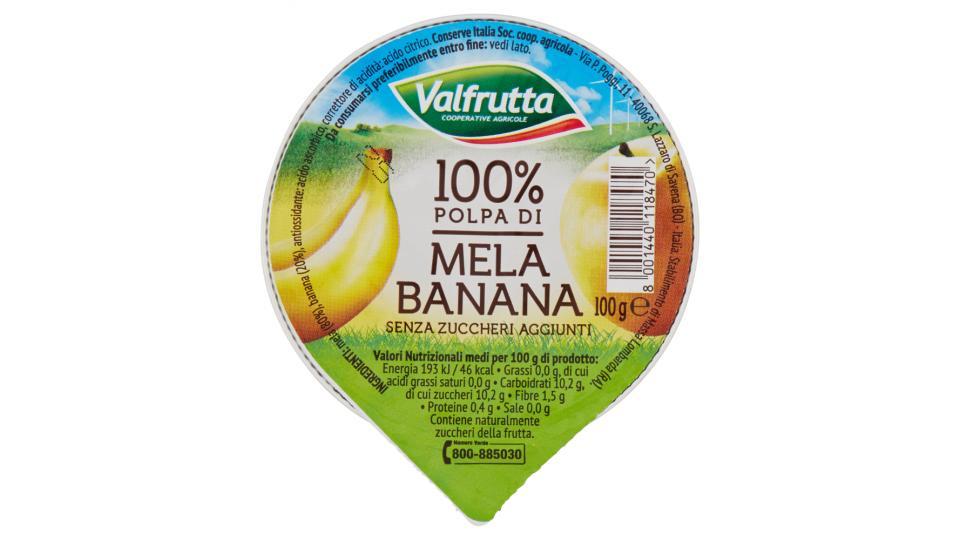 Valfrutta 100% Polpa di Mela Banana