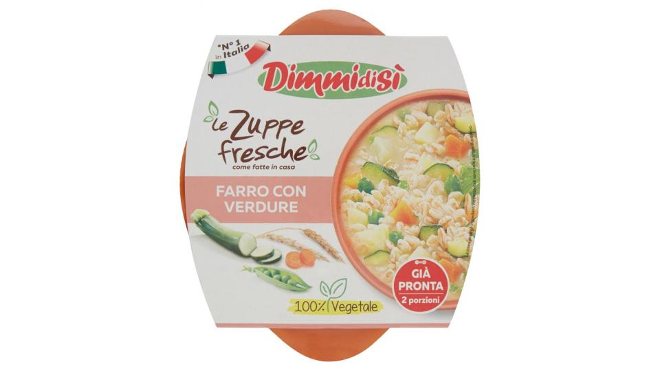 DimmidiSì le Zuppe Fresche Farro con Verdure