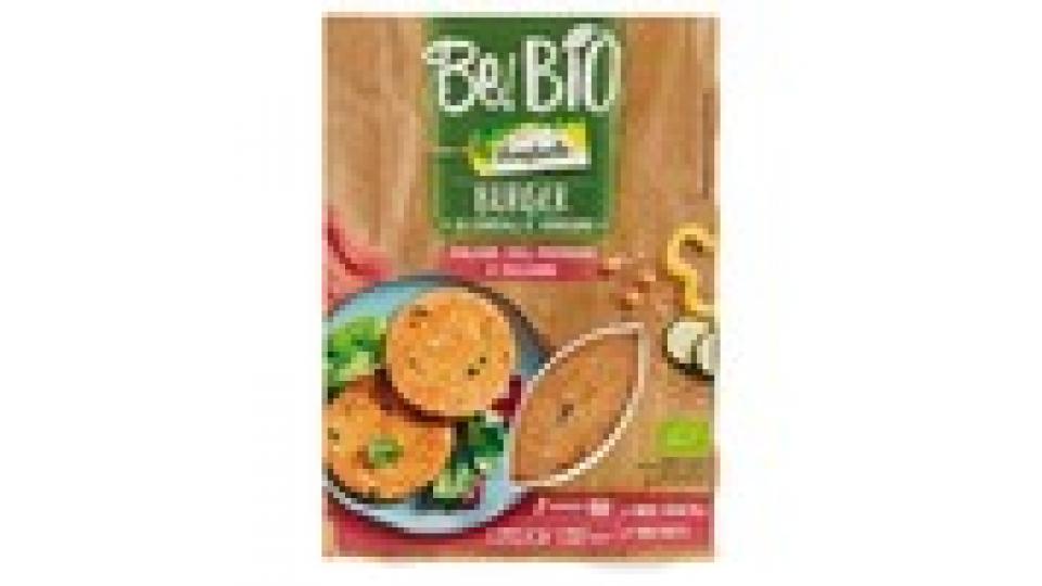 Bonduelle Be!Bio Burger di Cereali e Verdure Bulgur, Ceci, Peperoni e Zucchine