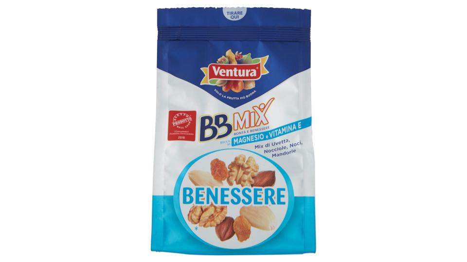 Ventura BBMix Benessere Mix di Uvetta, Nocciole, Noci, Mandorle