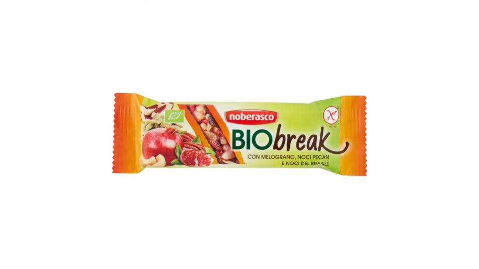 noberasco Bio break con Melograno, Noci Pecan e Noci del Brasile