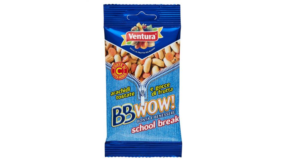 Ventura BBWow! school break arachidi tostate e gocce di frutta