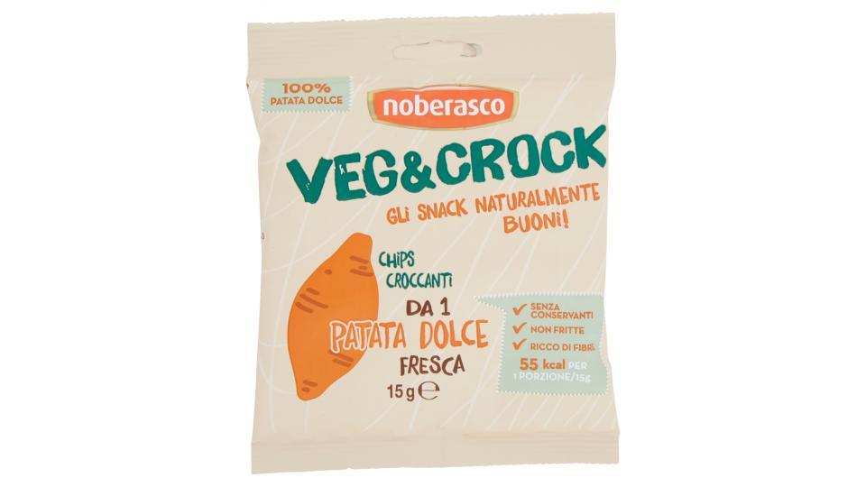 noberasco Veg&Crock Chips Croccanti da 1 Patata Dolce Fresca