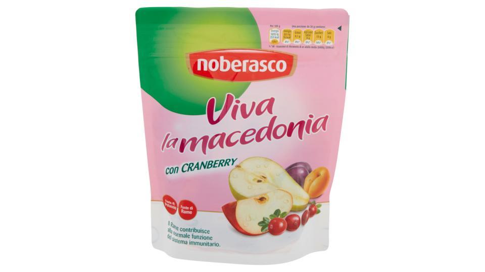 noberasco Viva la macedonia con Cranberry