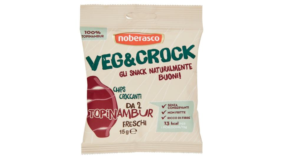 noberasco Veg&Crock Chips Croccanti da 2 Topinambur Freschi