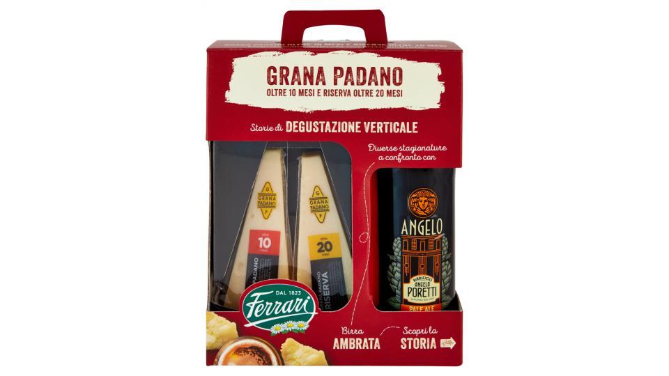 Ferrari Grana Padano Oltre 10 Mesi e Riserva Oltre 20 Mesi 400 g + Birra Ambrata