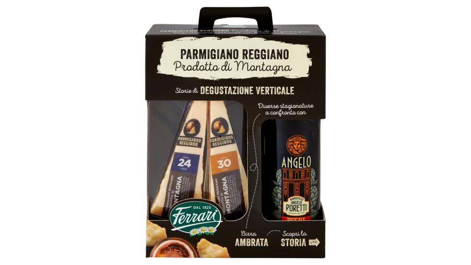 Ferrari Parmigiano Reggiano Prodotto di Montagna 400 g + Birra Ambrata