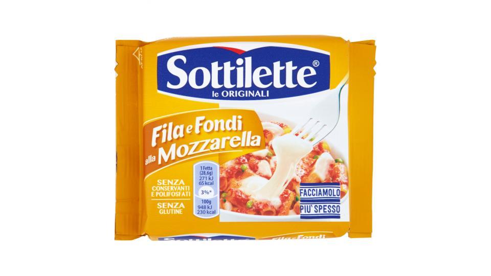 Sottilette Fila e Fondi alla Mozzarella