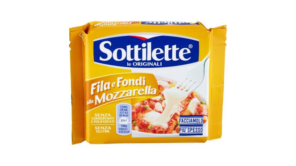 Sottilette Fila e Fondi alla Mozzarella