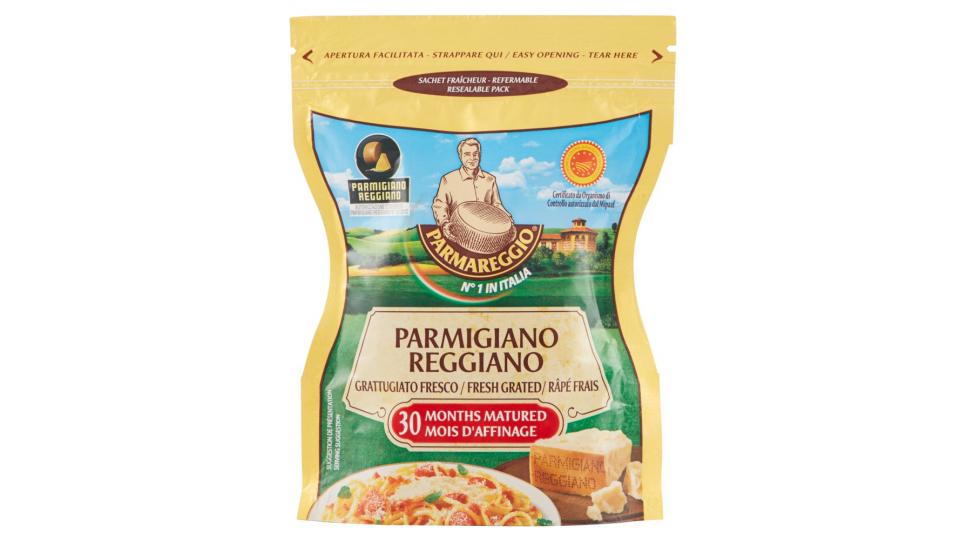 Parmareggio Parmigiano Reggiano Grattugiato Fresco 30 Months Matured DOP
