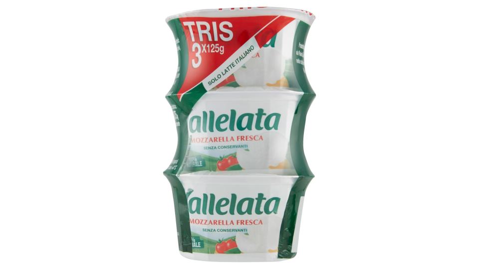 Vallelata Mozzarella Fresca Tris