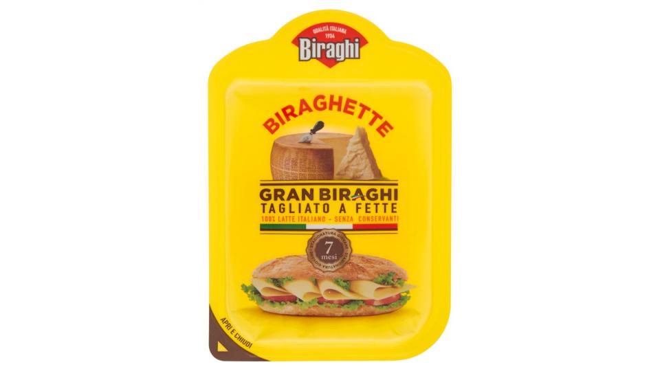 Biraghi Biraghette Gran Biraghi Tagliato a Fette