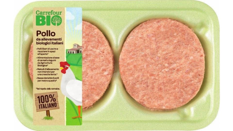 Hamburger di Pollo Biologico 