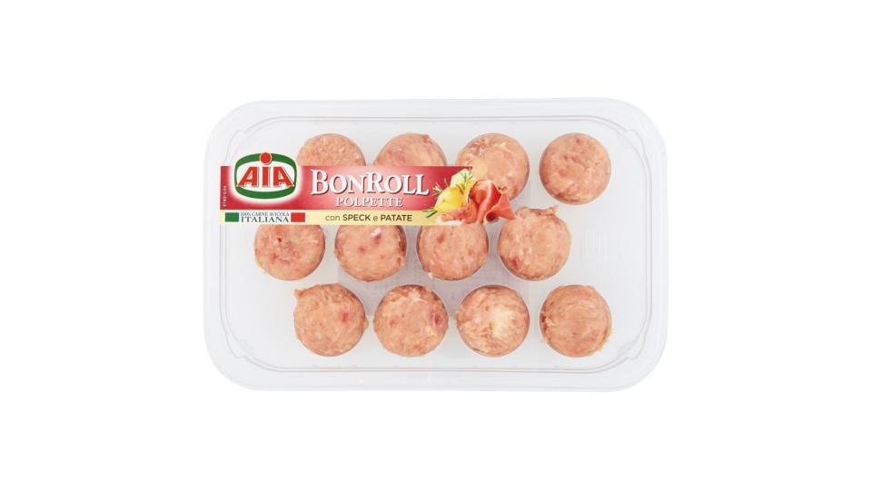 Aia Bon Roll Express polpette con patate e speck