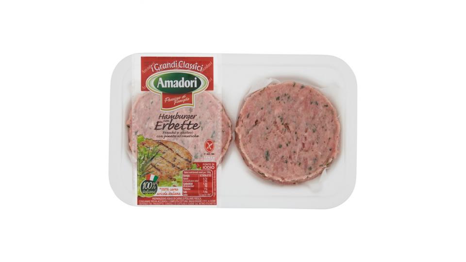 Amadori i Grandi Classici Hamburger con Erbette