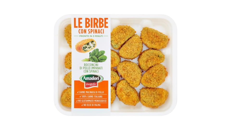 Amadori le Birbe! Bocconcini di Pollo* con Spinaci