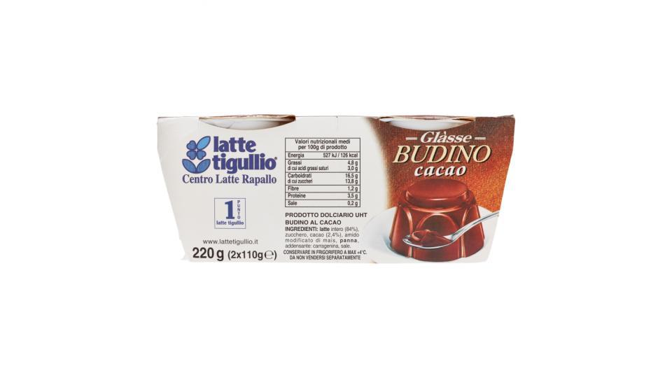 latte tigullio Glàsse Budino cacao