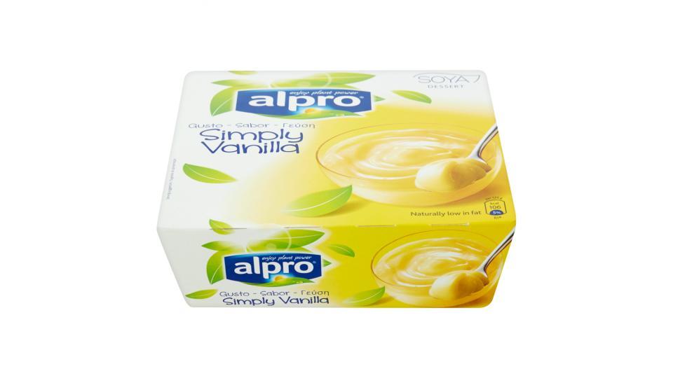 Alpro Soya dessert gusto simply vanilla