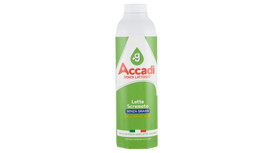 Accadì Latte Scremato Senza Grassi con Vitamine A D₃