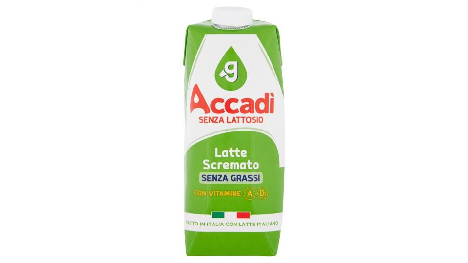 Accadì Latte Scremato Senza Grassi con Vitamine A D₃